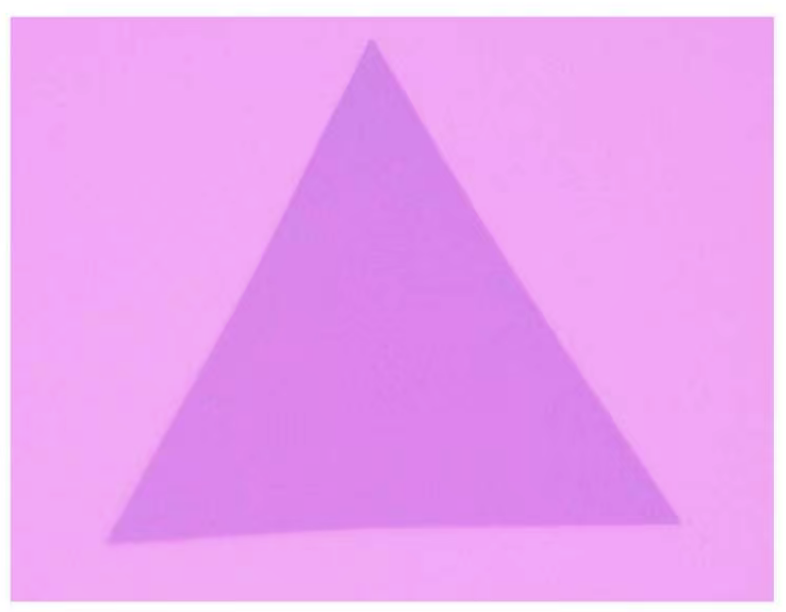 CVD-Grown Triangular Monolayer MoS₂ Single Crystals