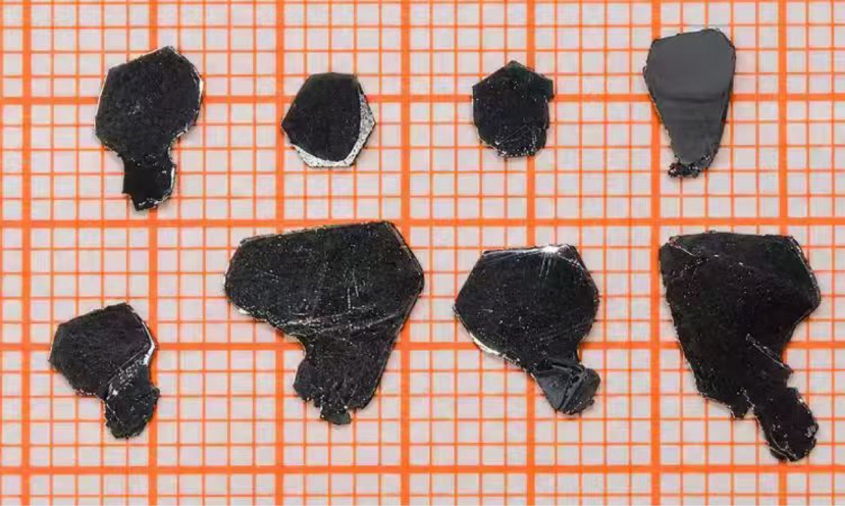 2H-NbSe2 single crystals on mm grid