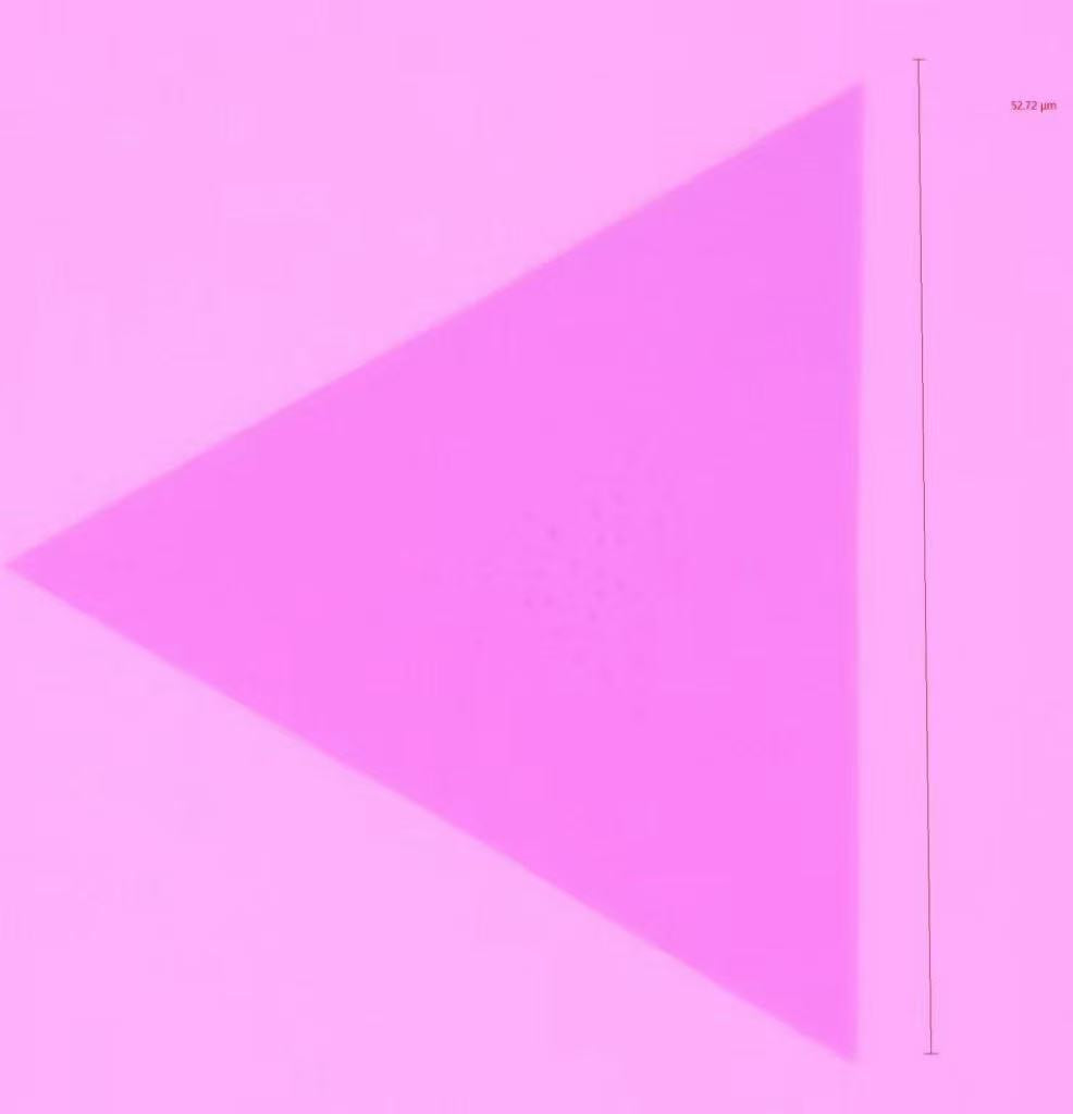 CVD-Grown Triangular Monolayer WSe₂ Single Crystals